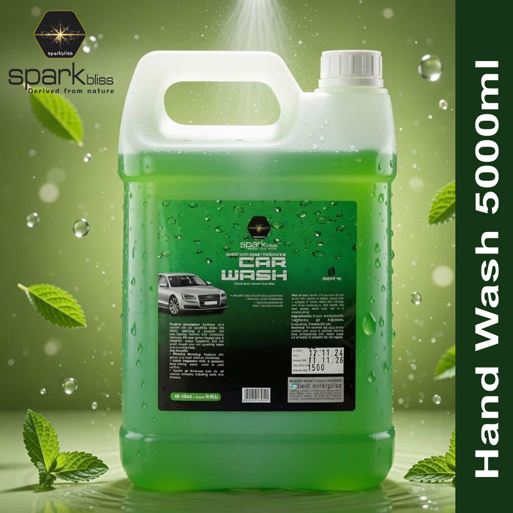Spark Bliss Car Bike Fome Wash 5000ml - Green