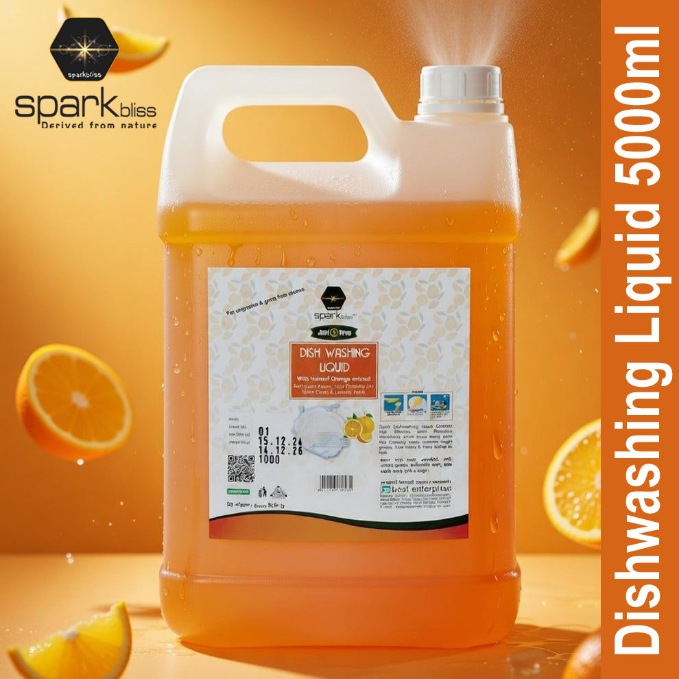 Spark Bliss Liquid Dishwash 5000ml - Orange