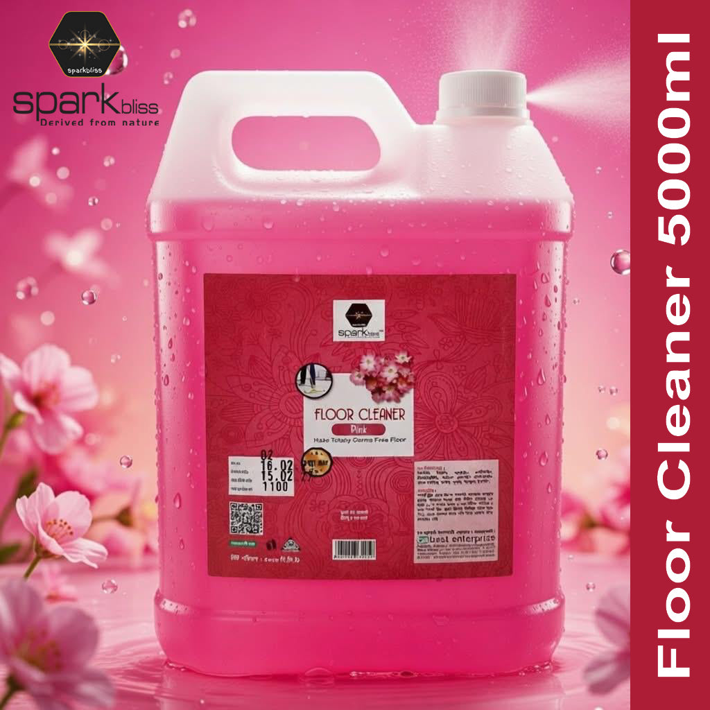 Spark Bliss Liquid Floor Cleaner 5000ml - Pink