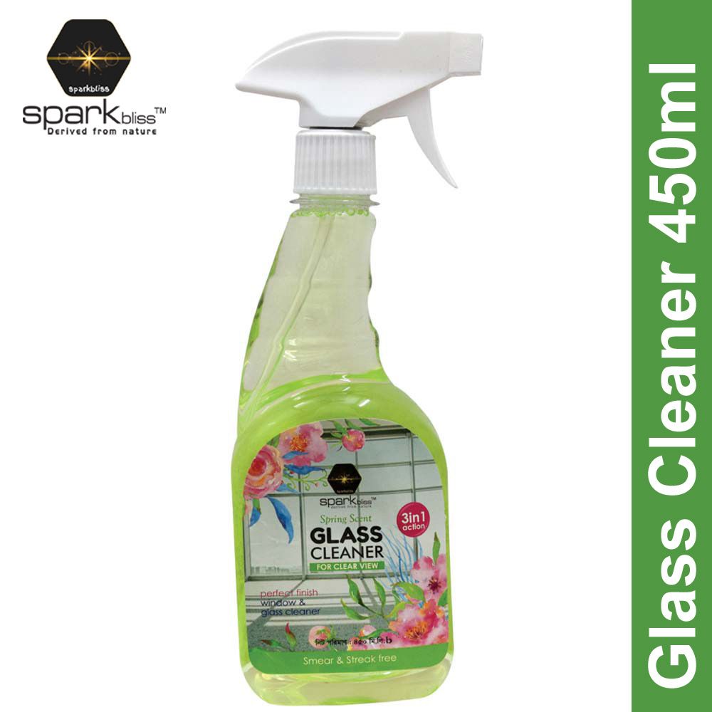 Spark Bliss Liquid Glass Cleaner 450ml - Spring