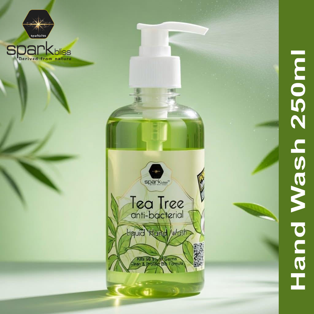 Spark Bliss Liquid Antibacterial Hand Wash 250ml - Tea Tree