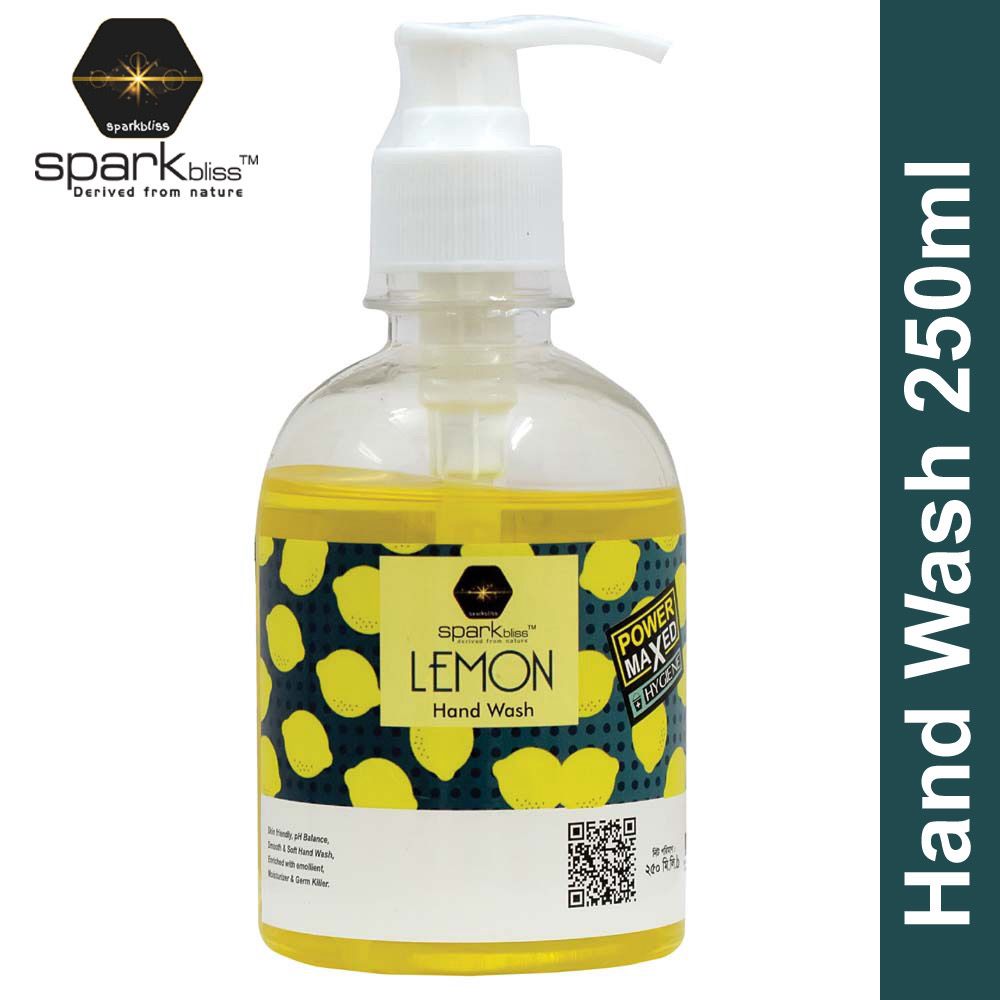 Spark Bliss Liquid Hand Wash 250ml - Lemon Yellow