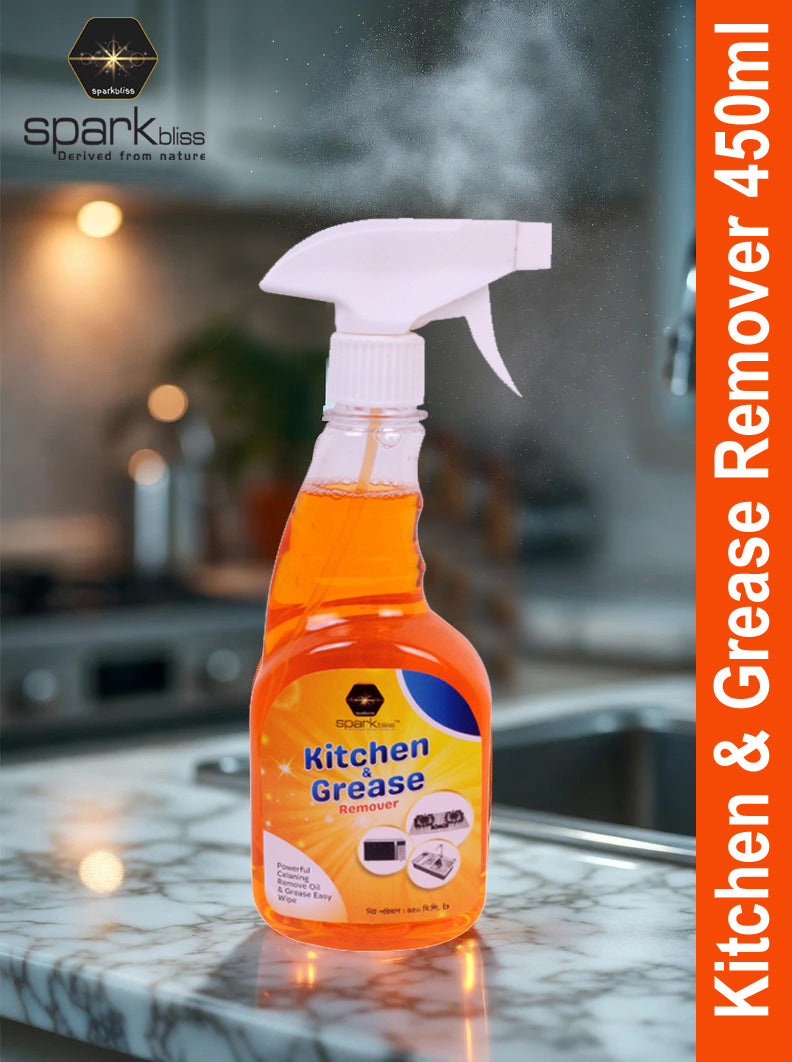 Spark Bliss Liquid Kitchen & Grease Remover 450ml - Fragrance