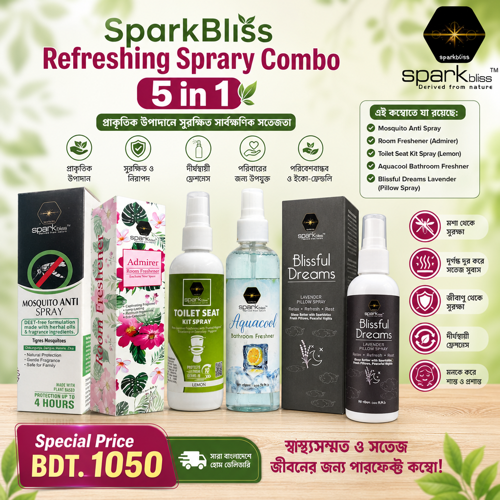 SparkBliss Refreshing Spray Combo (5 in 1)