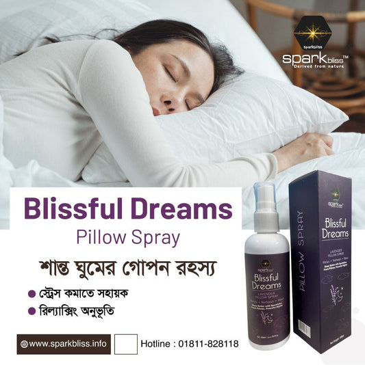 Spark Bliss Blissful Dreams Pillow Spray 100ml - Lavender