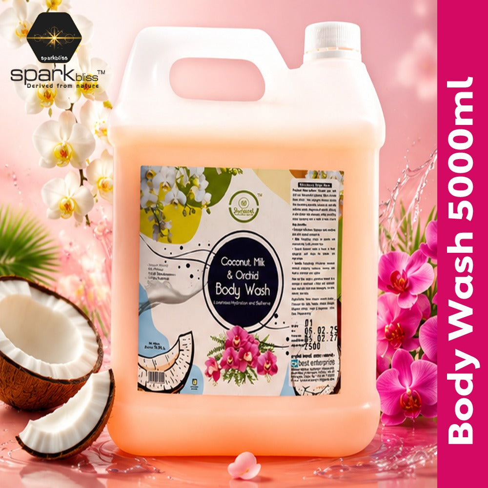 Spark Bliss Skin Secret Shower Gel  5000ml - Coconut Milk