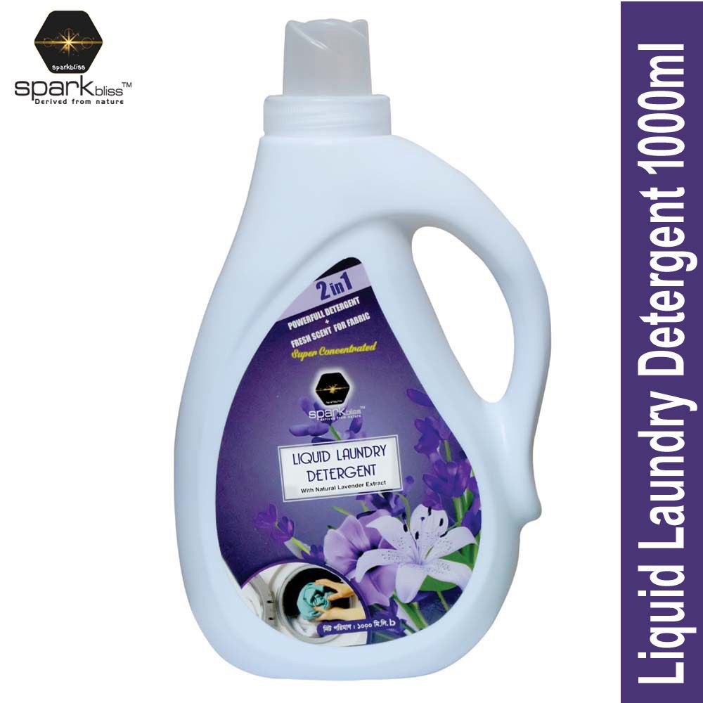 Spark Bliss Liquid Laundry Detergent 1000ml - Lavender