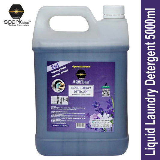 Spark Bliss Liquid Laundry Detergent 5000ml - Lavender
