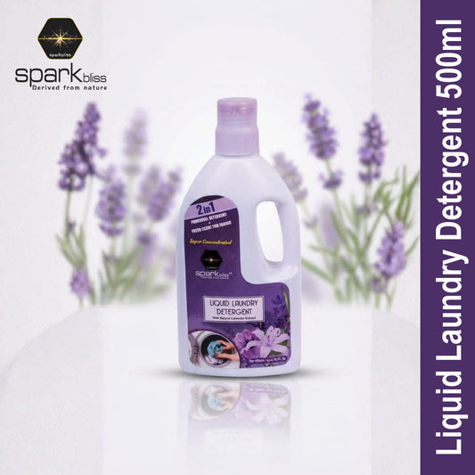 Spark Bliss Liquid Laundry Detergent 500ml - Lavender