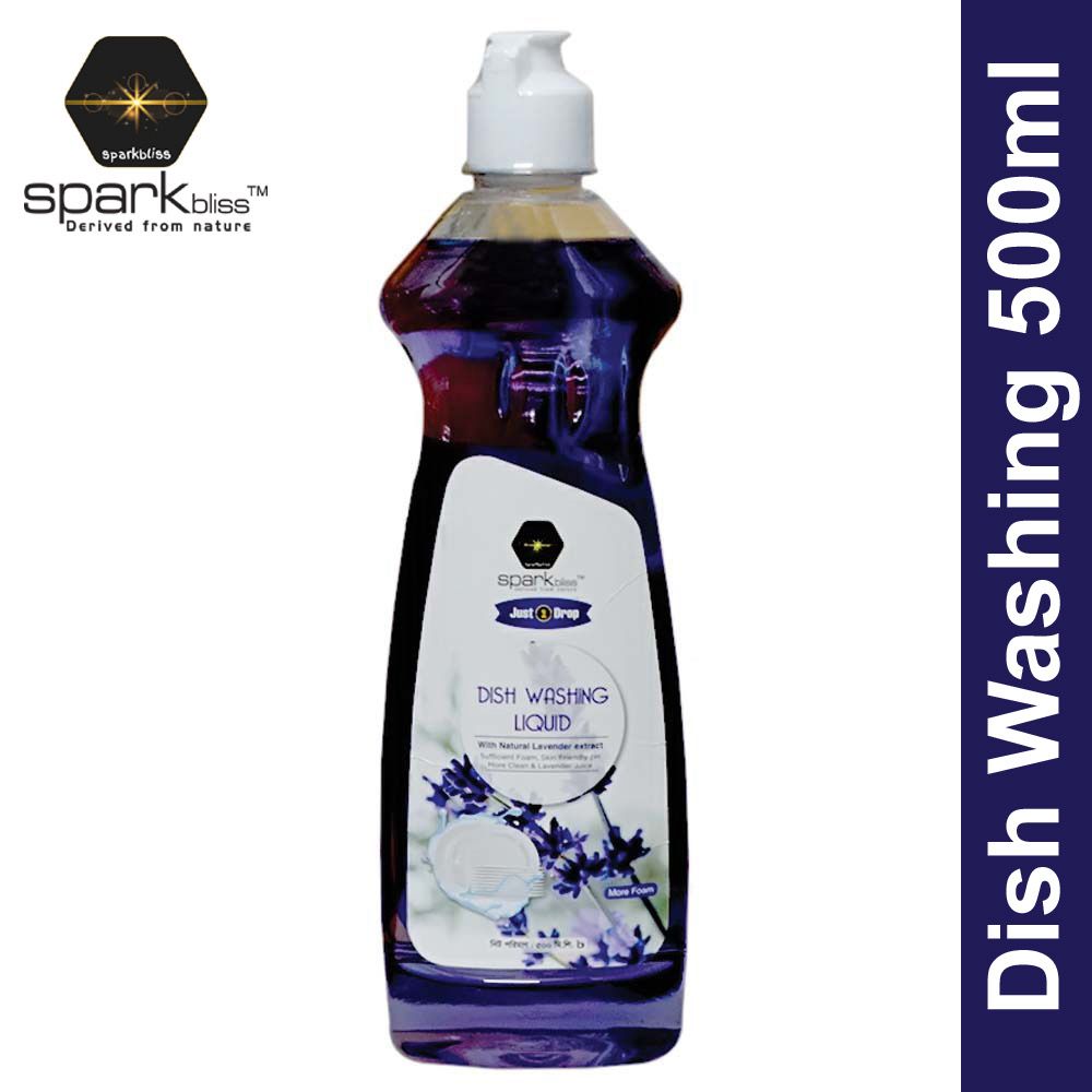 Spark Bliss Liquid Dishwash 500ml - Lavender