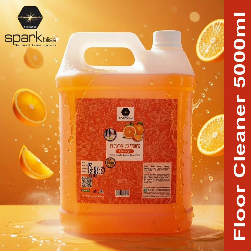Spark Bliss Liquid Floor Cleaner 5000ml - Orange