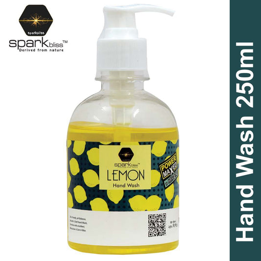Spark Bliss Liquid Hand Wash 250ml - Lemon Yellow