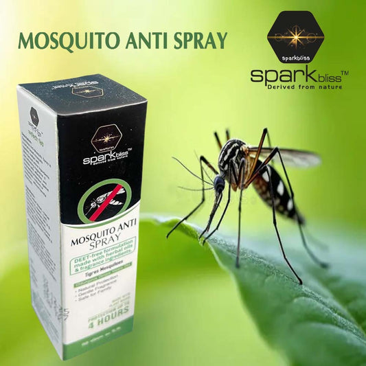 Spark Bliss Mosquito Anti Spra 200ml - Herbal