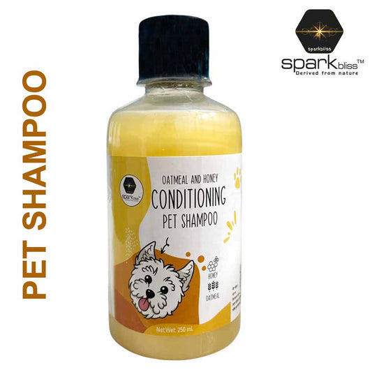 Spark Bliss Pet Shampoo for Puppy 250ml - Oatmeal & Honey