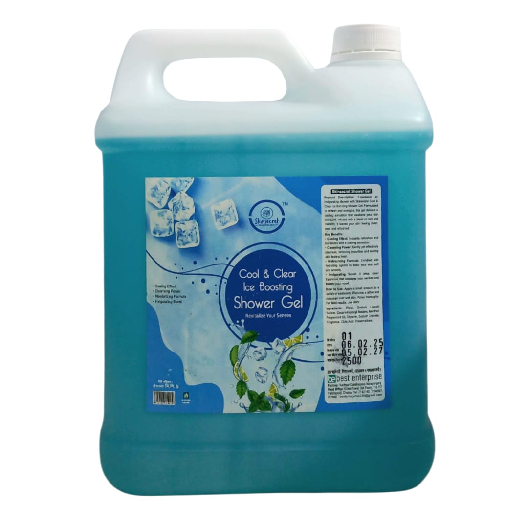 Spark Bliss Skin Secret Shower Gel  5000ml - Cool & Clear
