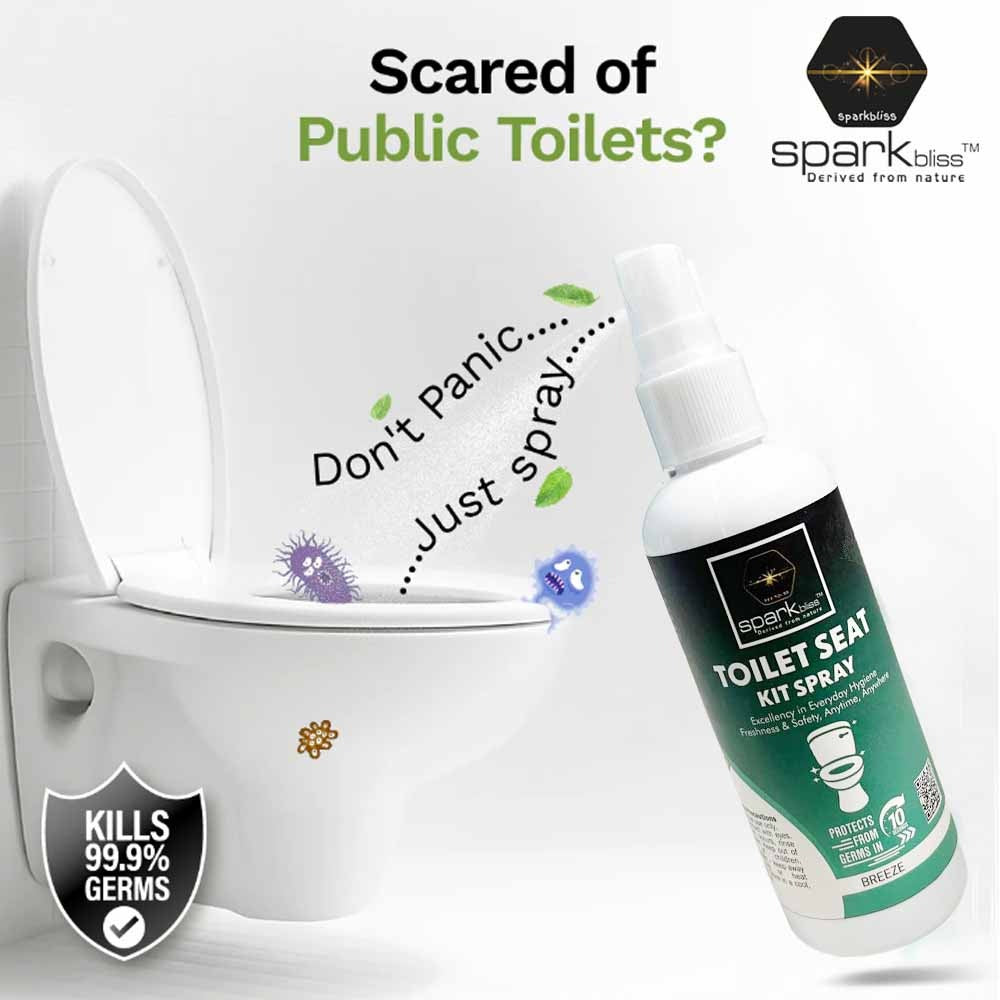 Spark Bliss Toilet Seat Kit Spray 100ml - Breeze