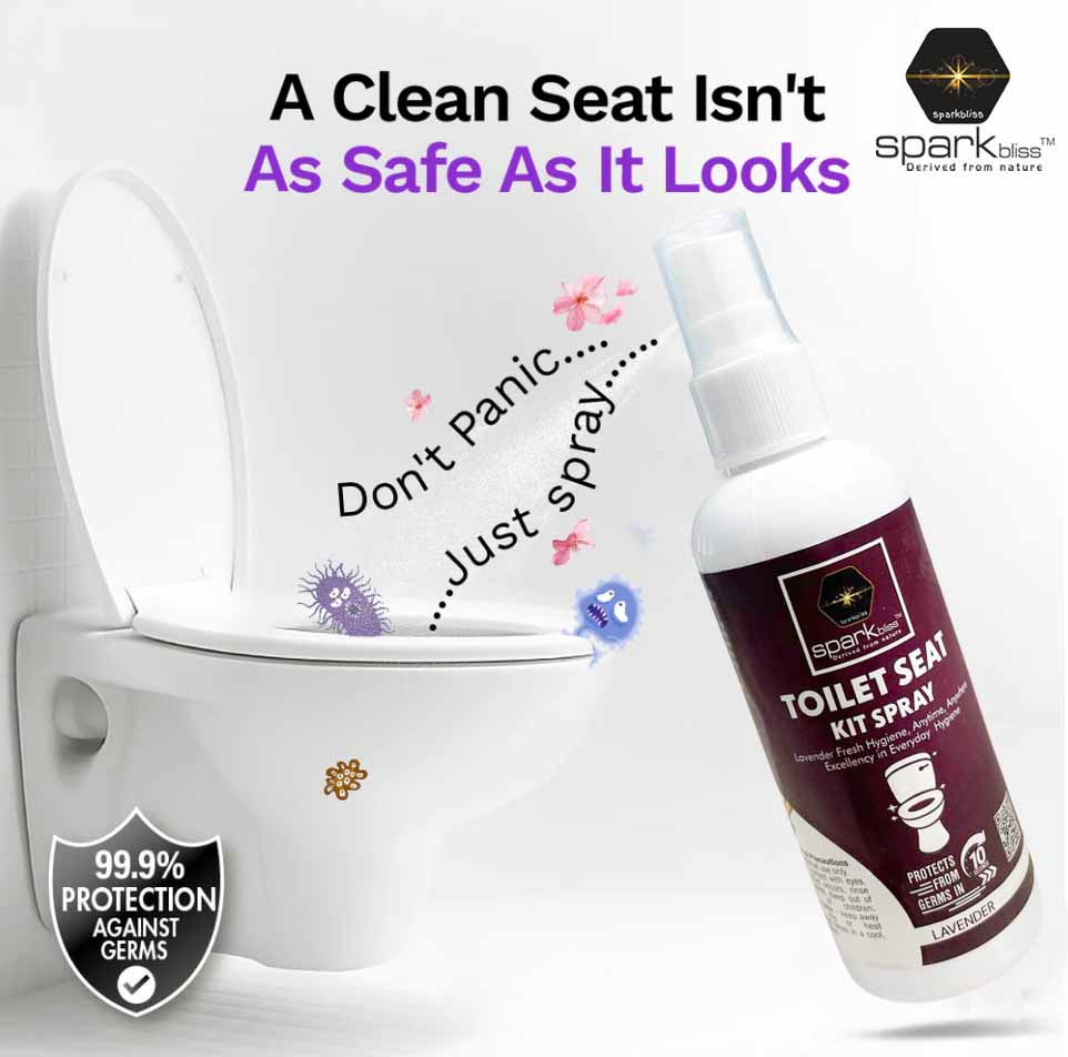 Spark Bliss Toilet Seat Kit Spray 100ml - Lavender