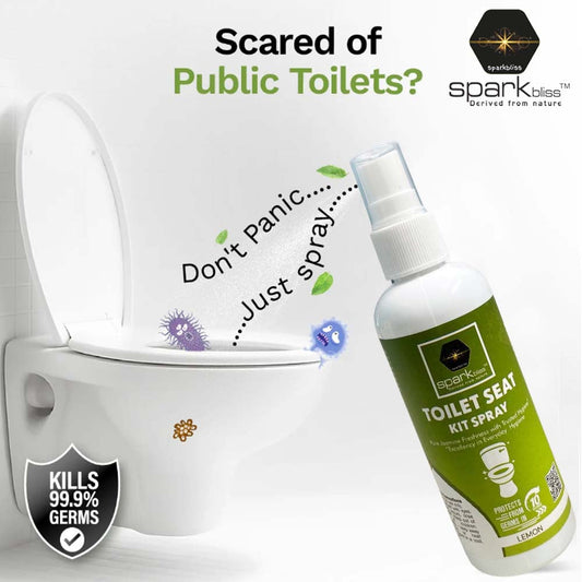Spark Bliss Toilet Seat Kit Spray 100ml - lemon